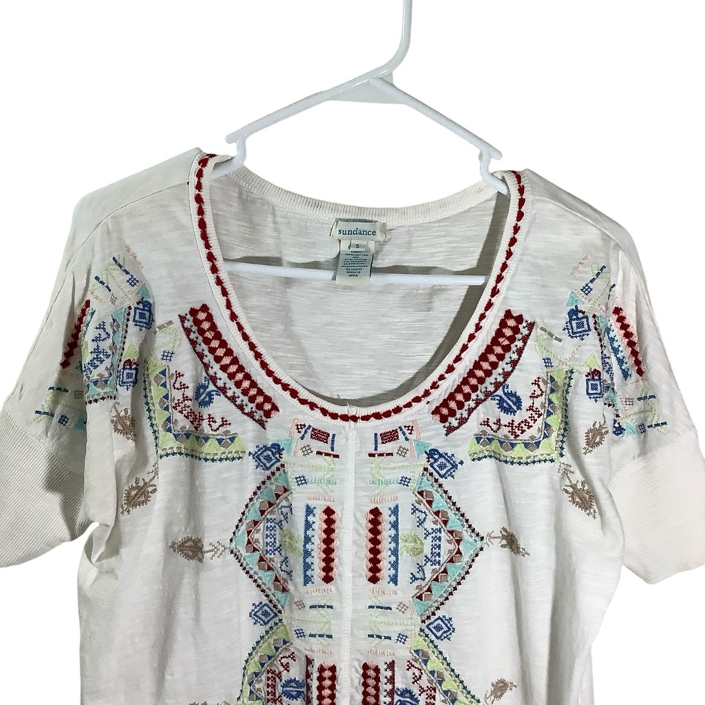 Sundance Brighter Days Embroidered Top White - Picture 2 of 9